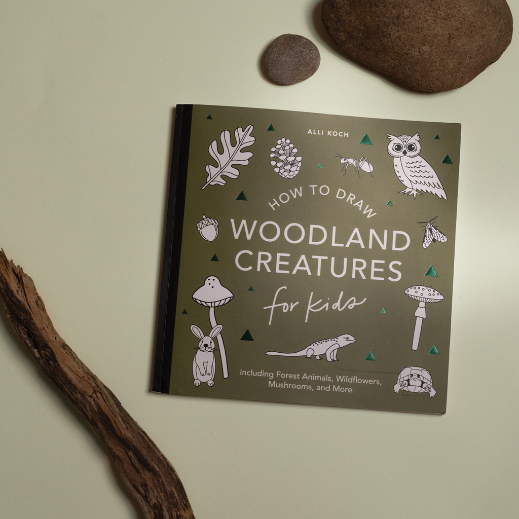 Mushrooms & Woodland Creatures: How to Draw Books for Kids