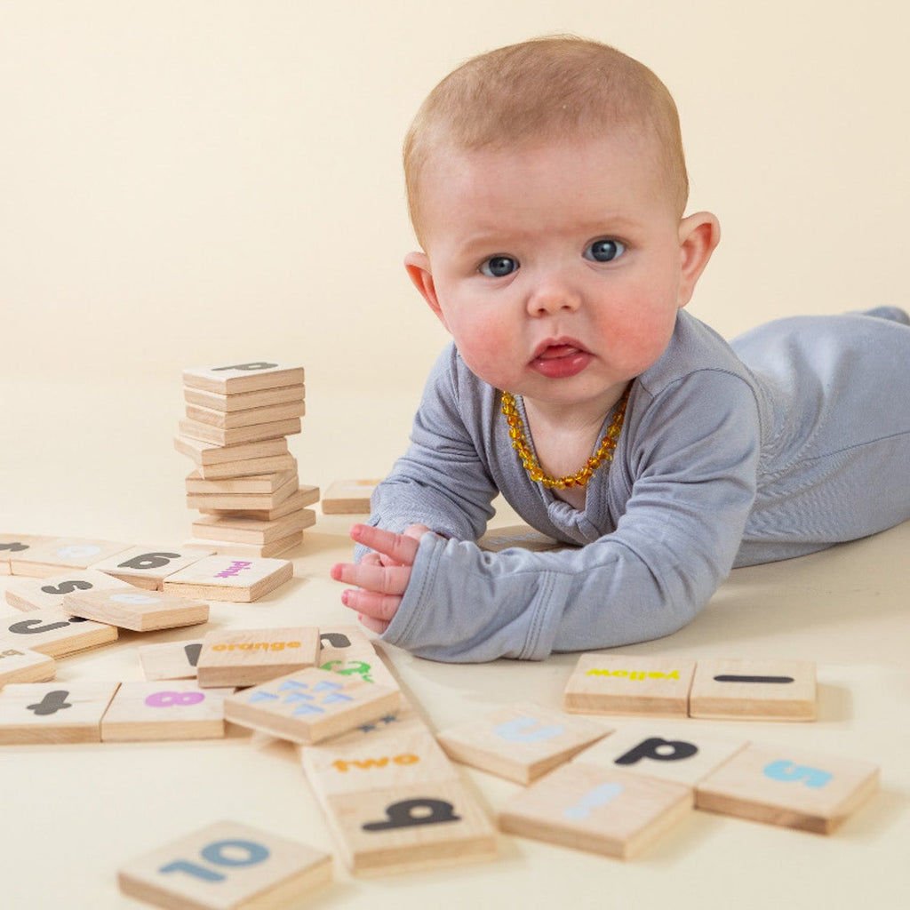 ABCs & 123s Magnetic Learning Tiles – Montessori-Inspired, Colors and Counting | Made in the Canada | Printed with Non-toxic Ink in the USA 🇺🇸
