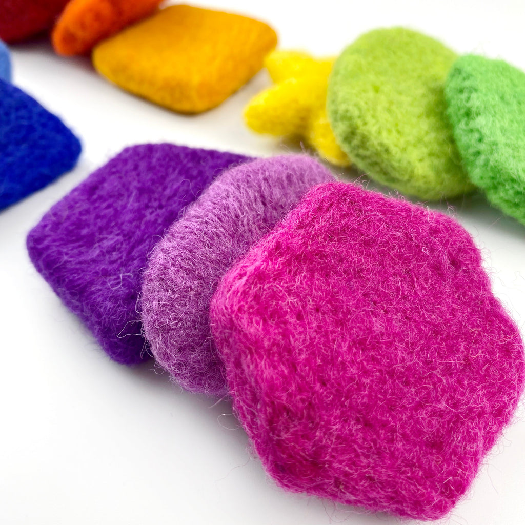 Felt Sorting Shapes for Pretend Play, Stacking, and Montessori Learning (12)