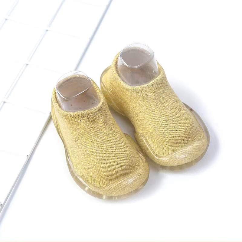 Organic Cotton Barefoot Sock Shoes for Babies & Toddlers – Clear Sole