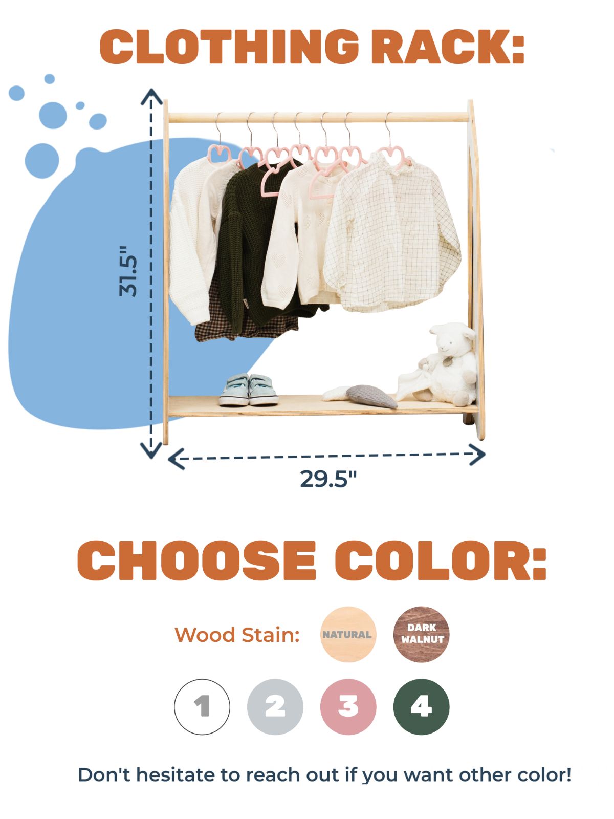 Montessori Clothes Rack