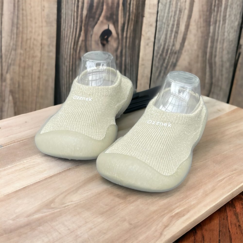 Organic Cotton Barefoot Sock Shoes for Babies & Toddlers – Clear Sole