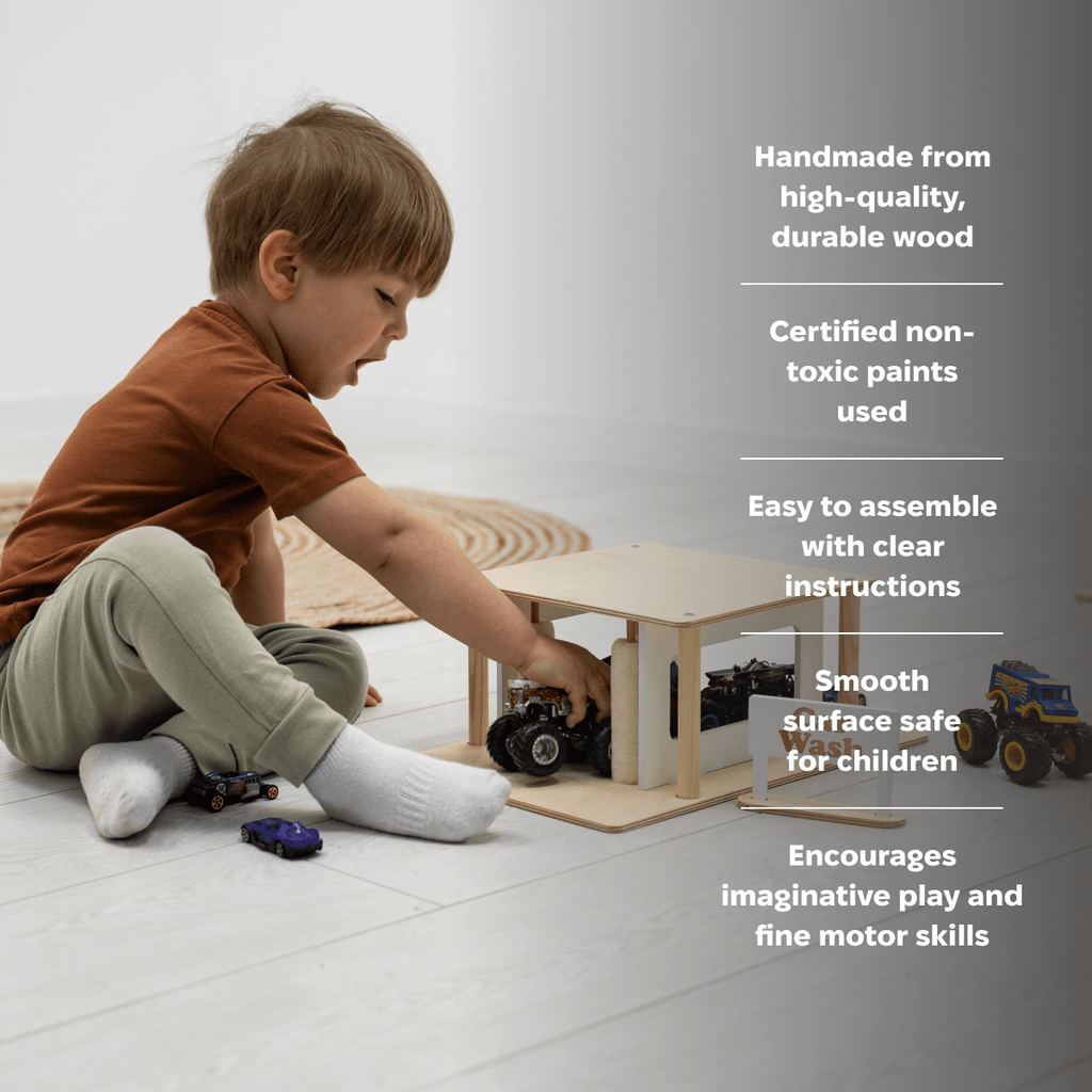 Wooden Car Wash Toy