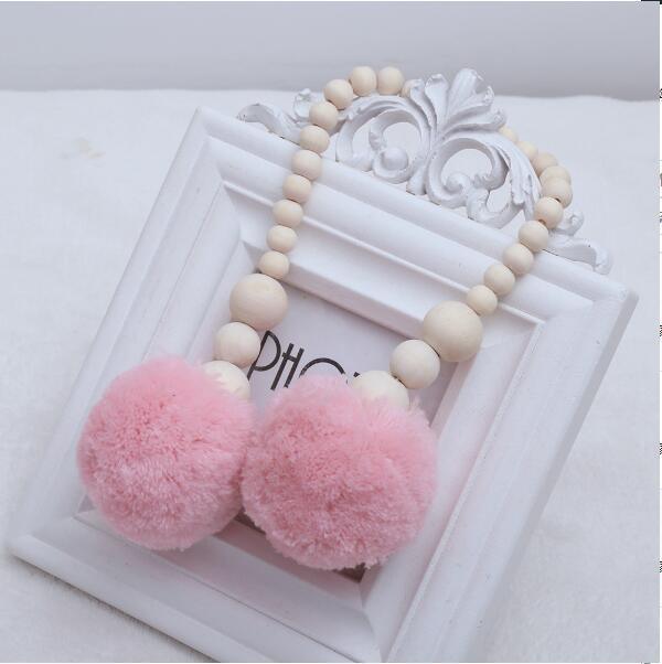 Hanging Nordic Wooden Beads Ornament Double Star Moon Kids Room Decoration Baby Crib Tent Hanging Pendant Wall Decor Photography Props Baby Mobile For Crib Moon and Stars Baby Nursery Ceiling Crib Mobile Kids Room Hanging Decor