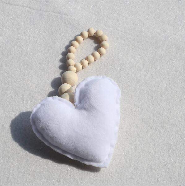 Hanging Nordic Wooden Beads Ornament Double Star Moon Kids Room Decoration Baby Crib Tent Hanging Pendant Wall Decor Photography Props Baby Mobile For Crib Moon and Stars Baby Nursery Ceiling Crib Mobile Kids Room Hanging Decor