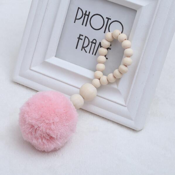 Hanging Nordic Wooden Beads Ornament Double Star Moon Kids Room Decoration Baby Crib Tent Hanging Pendant Wall Decor Photography Props Baby Mobile For Crib Moon and Stars Baby Nursery Ceiling Crib Mobile Kids Room Hanging Decor