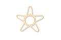 Rattan Star Wall Mirror – Boho & Space Kids Room Decor - Celestial Theme - Universe theme kids room